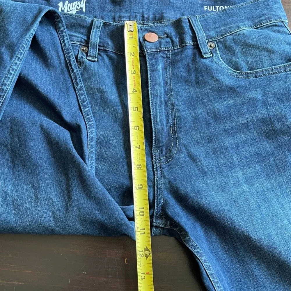 Mugsy Fultons Mens Dark Wash Slim Straight Stretch Jeans‎ 32x30 Indigo FLX3NFU